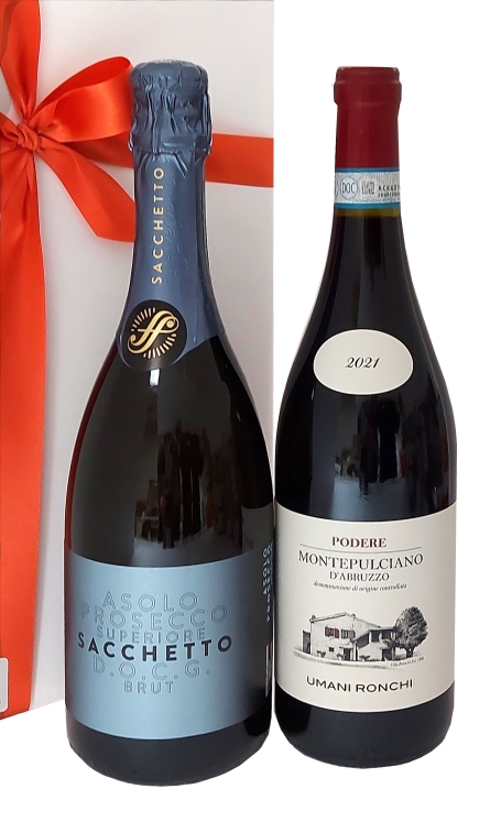 Rode Italiaanse wijn en Prosecco als relatiegeschenk bestellen