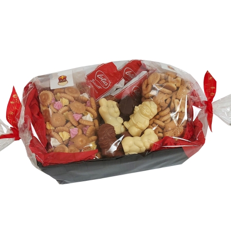 Sint Basket with sweets as a Saint Nicholas gift