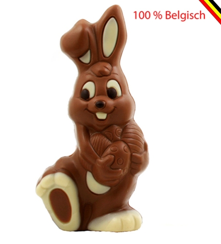 Leuke paashaas in Belgische chocolade bestellen