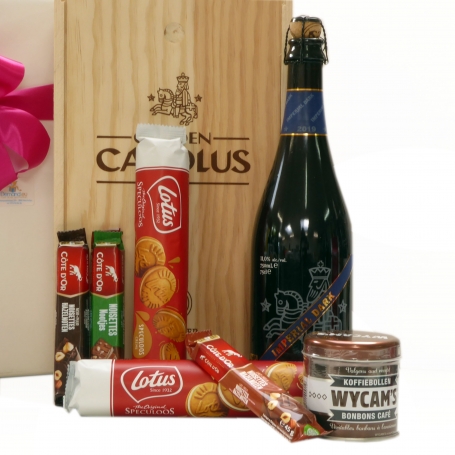 Cuvée of the Emperor and Belgian sweets as a gift