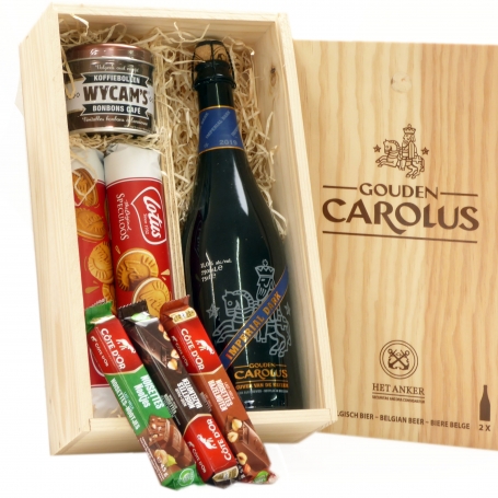 Cuvée of the Emperor and Belgian sweets as a gift