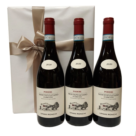Trio of Italian wines as a promotional gift