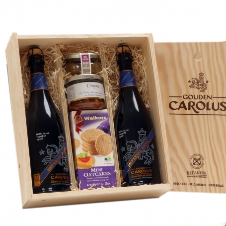 Belgisch biergeschenk met delicatessen aan huis leveren