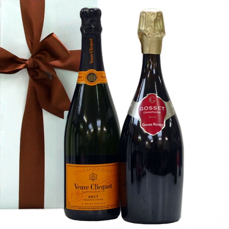 Gosset Grande Réserve and Veuve Clicquot as gifts
