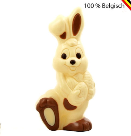 Leuke paashaas in Belgische chocolade bestellen