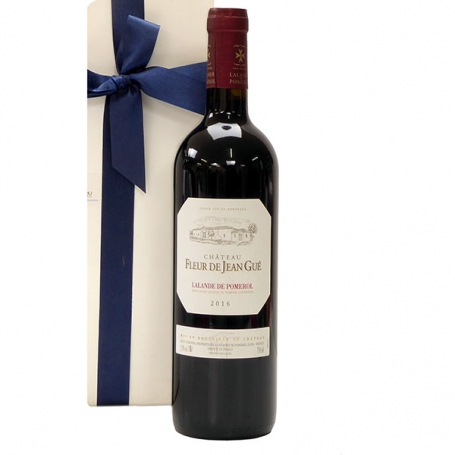 Rode Franse wijn, Lalande de Pomerol als geschenk verpakt
