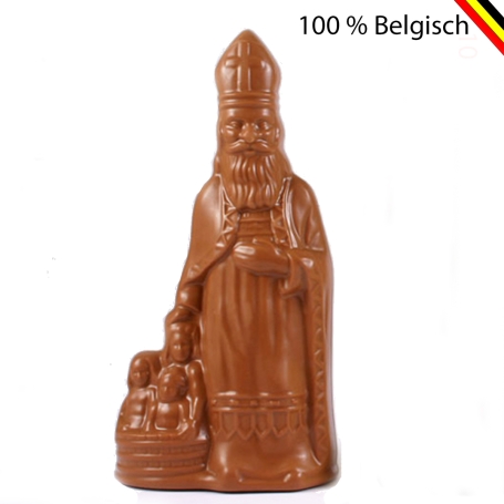 Chocolade sintfiguren bestellen gemaakt van Belgische Callebaut chocolade