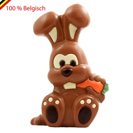 gekleurde paashaas Callebaut chocolade