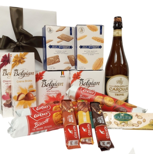 Belgisch geschenkpakket als relatiegeschenk met Belgisch bier