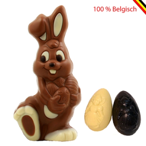 Chocolade paashaas en paaseieren als paasgeschenk bestellen